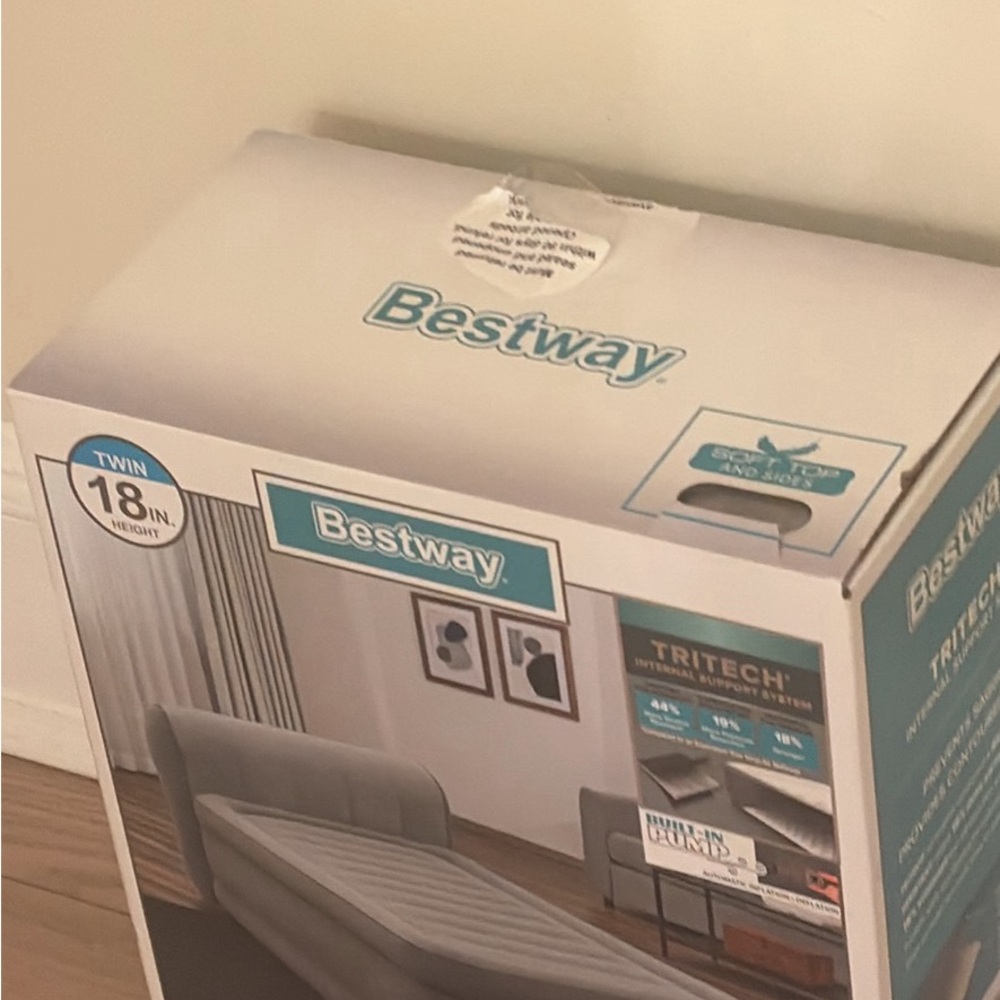Bestway Twin Air Mattress with Built-in Pump